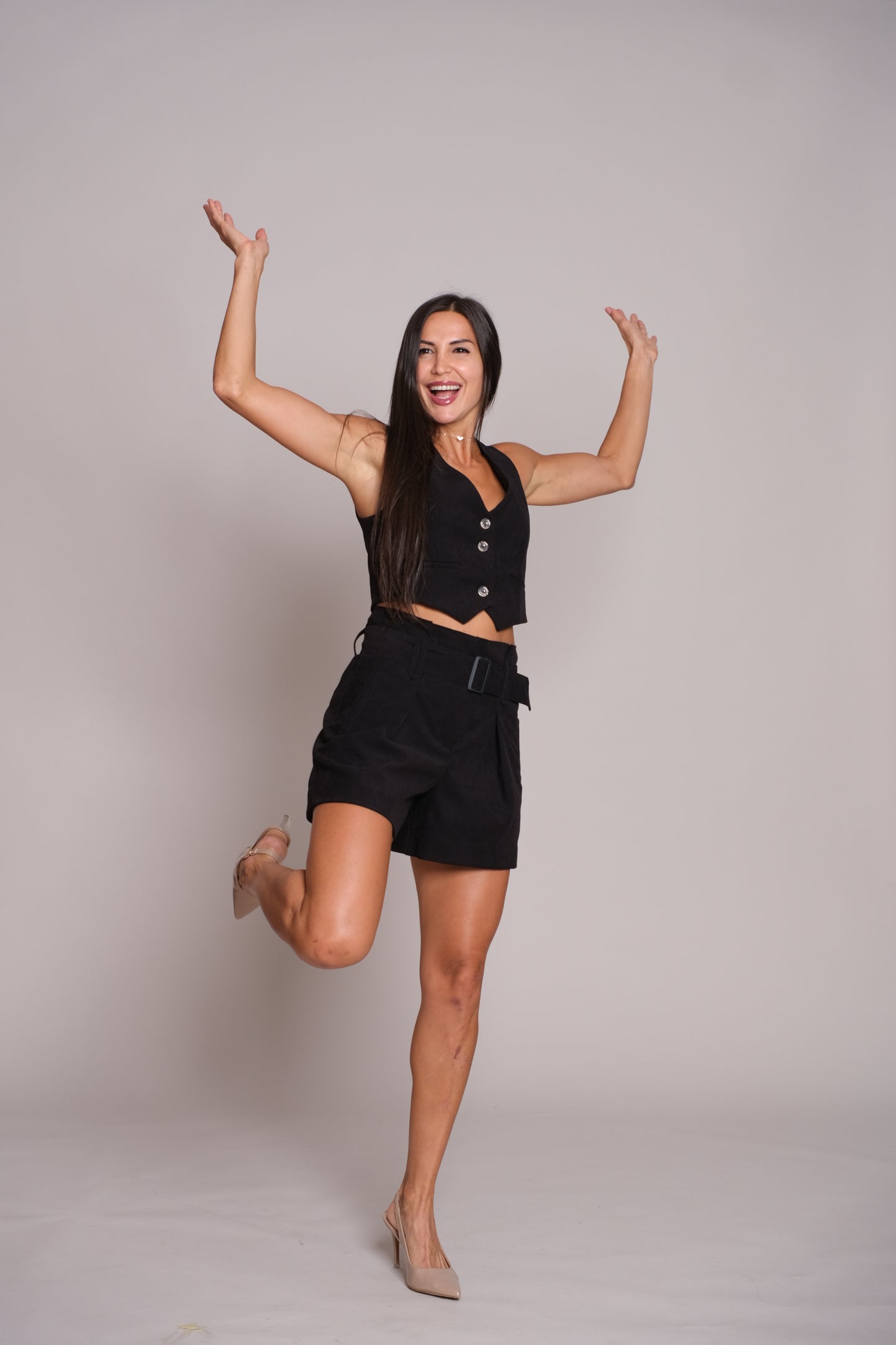 Breezy Tailored Black Vest