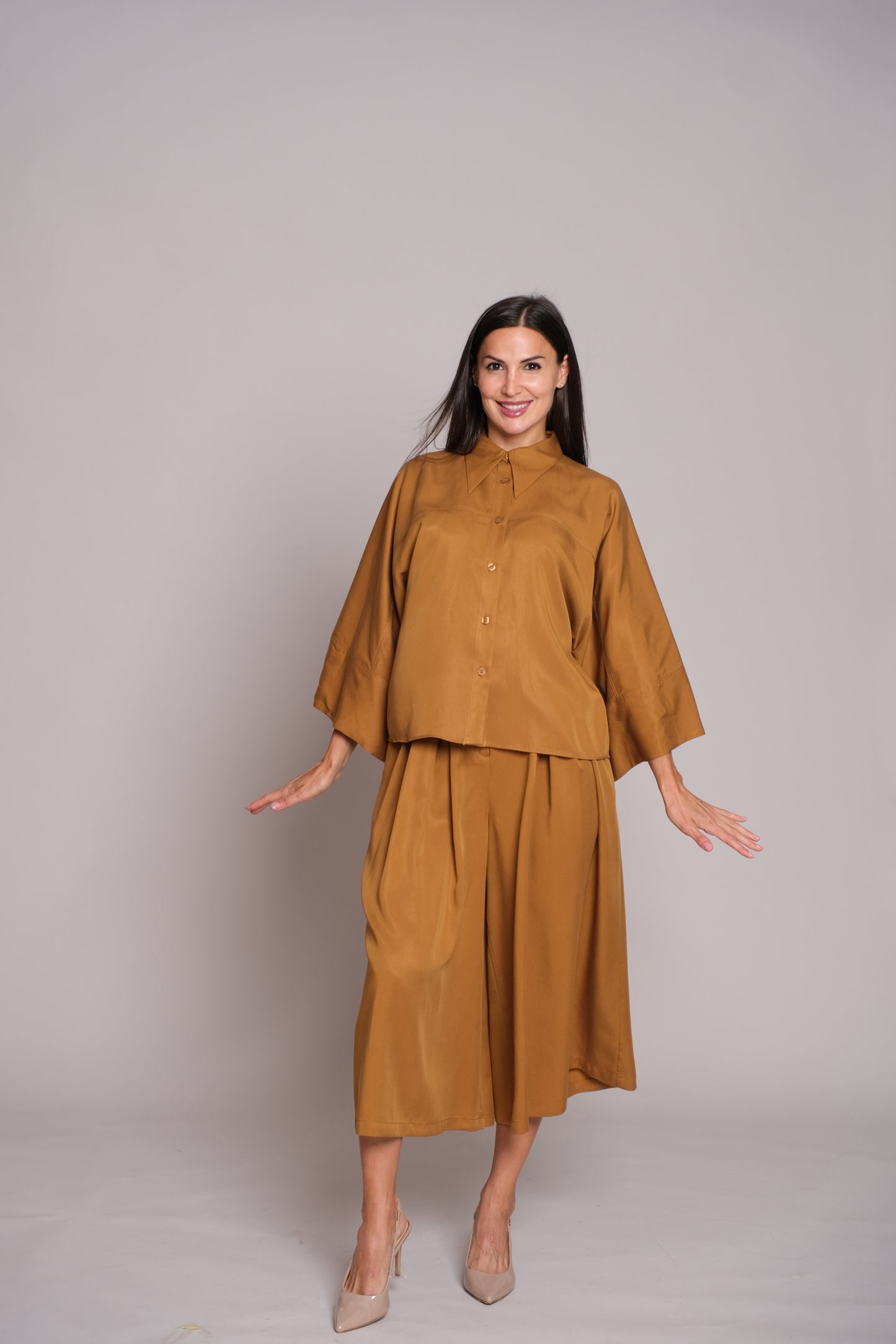 Flair Trousers Caramel Brown