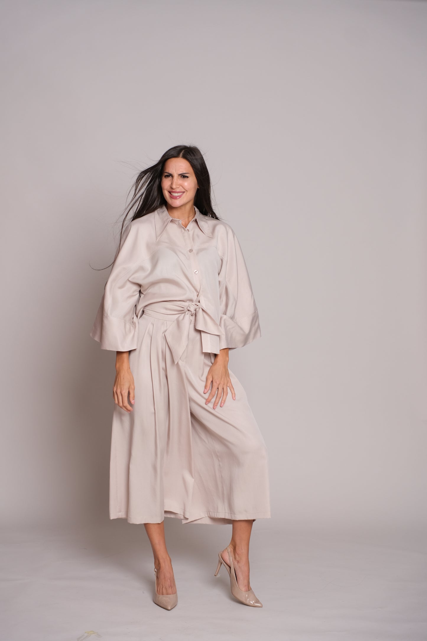 Flair Trousers Beige