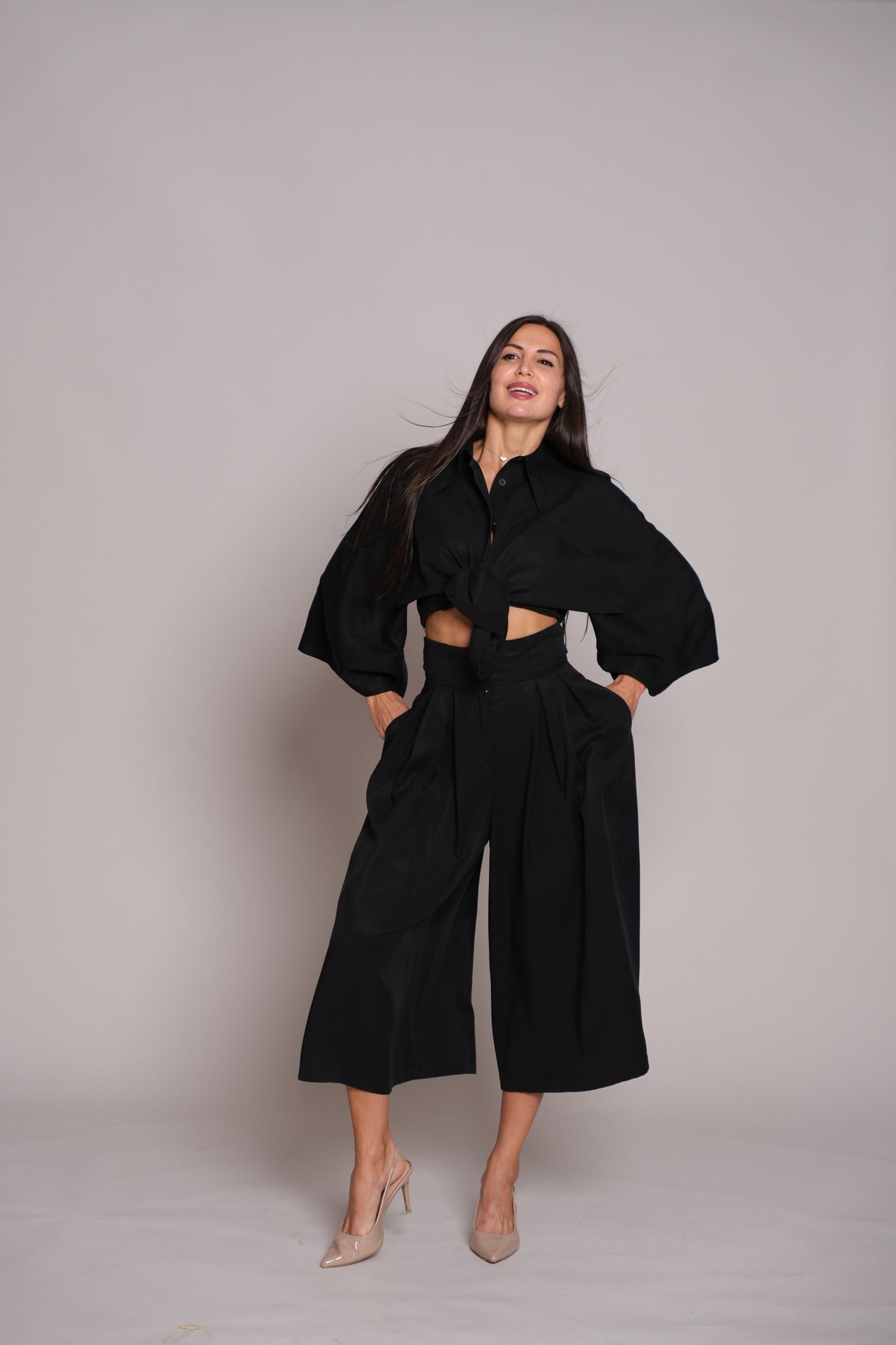 Kimono Shirt Black