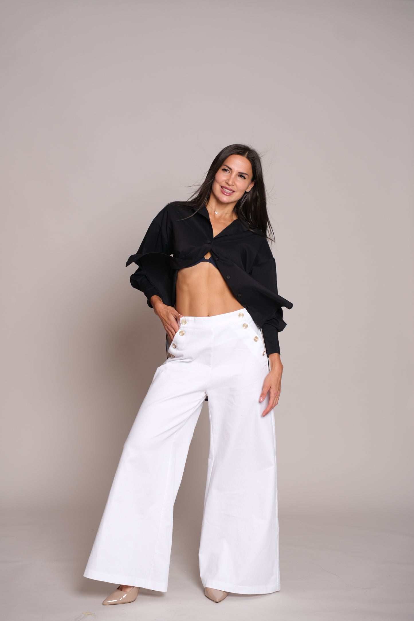 Skyline Trousers White