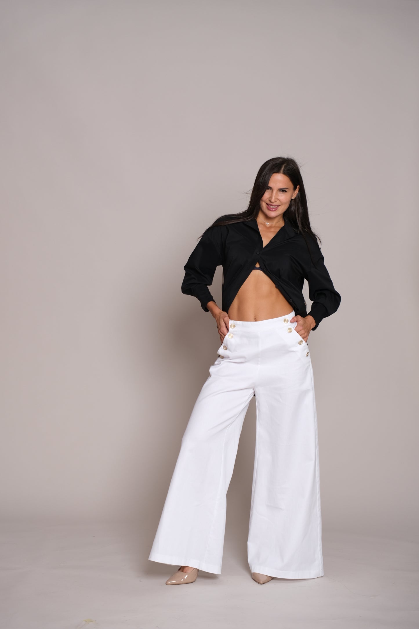 Skyline Trousers White