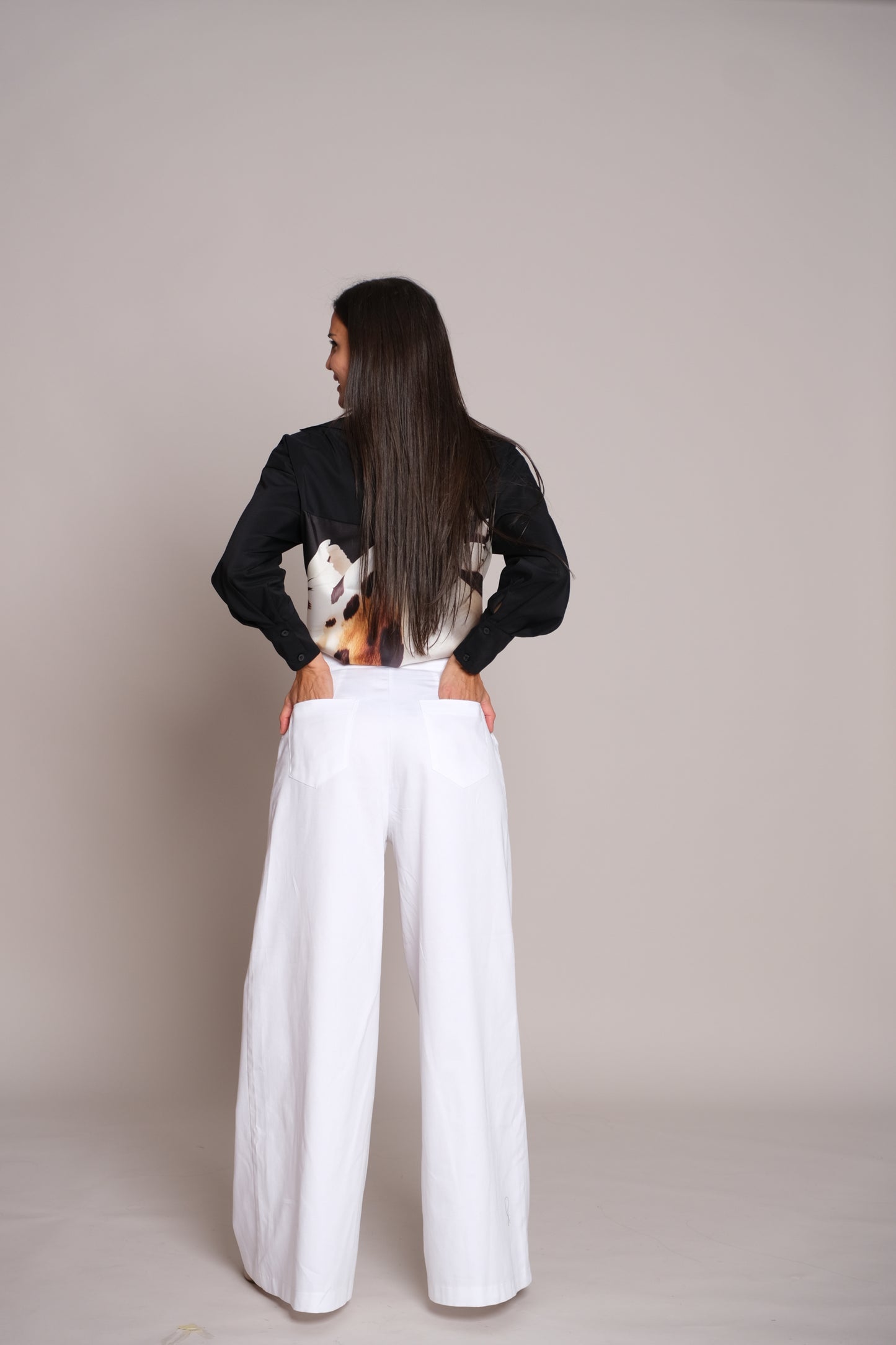 Skyline Trousers White