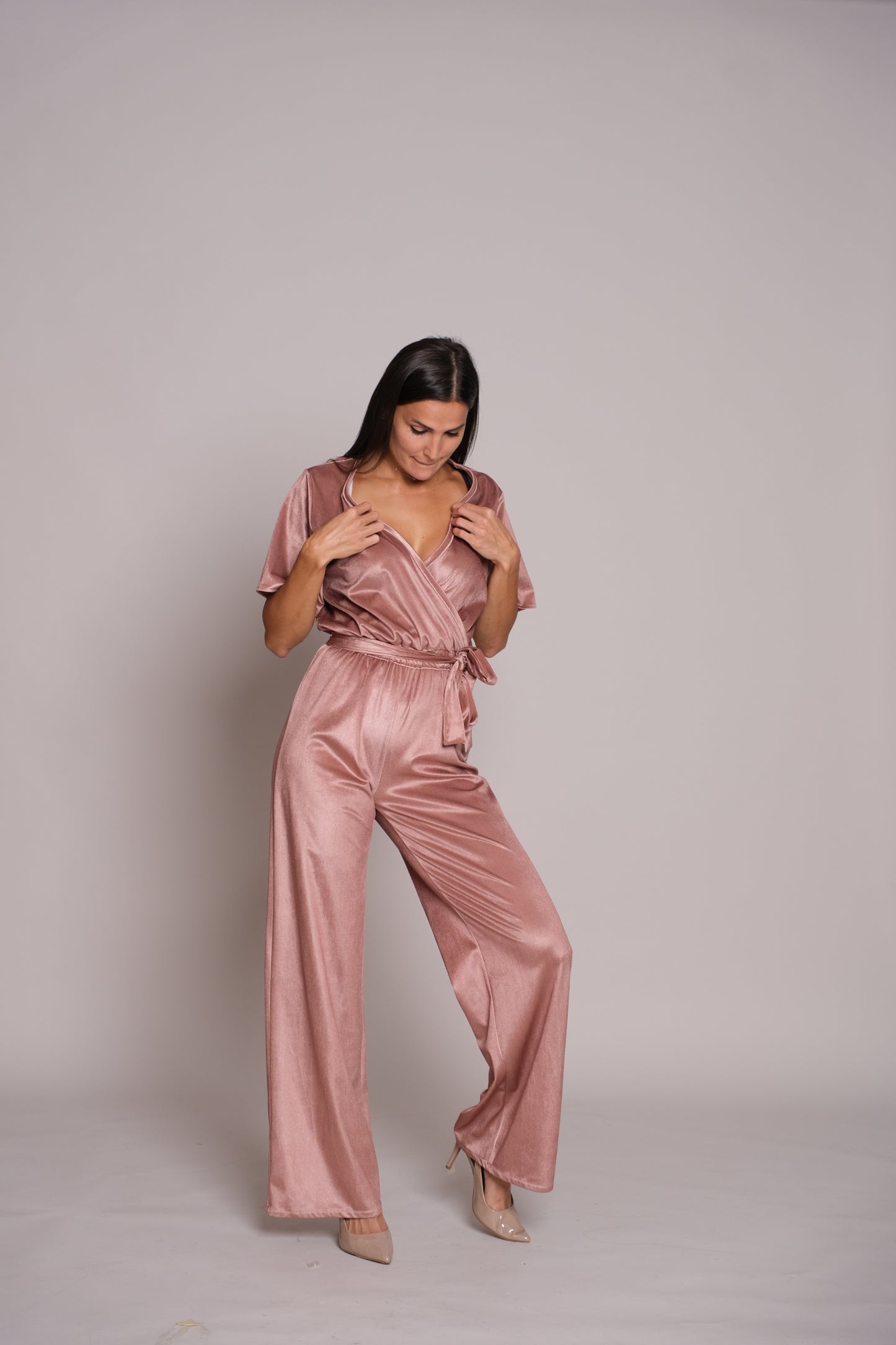 Velora Jumpsuit Dusty Rose