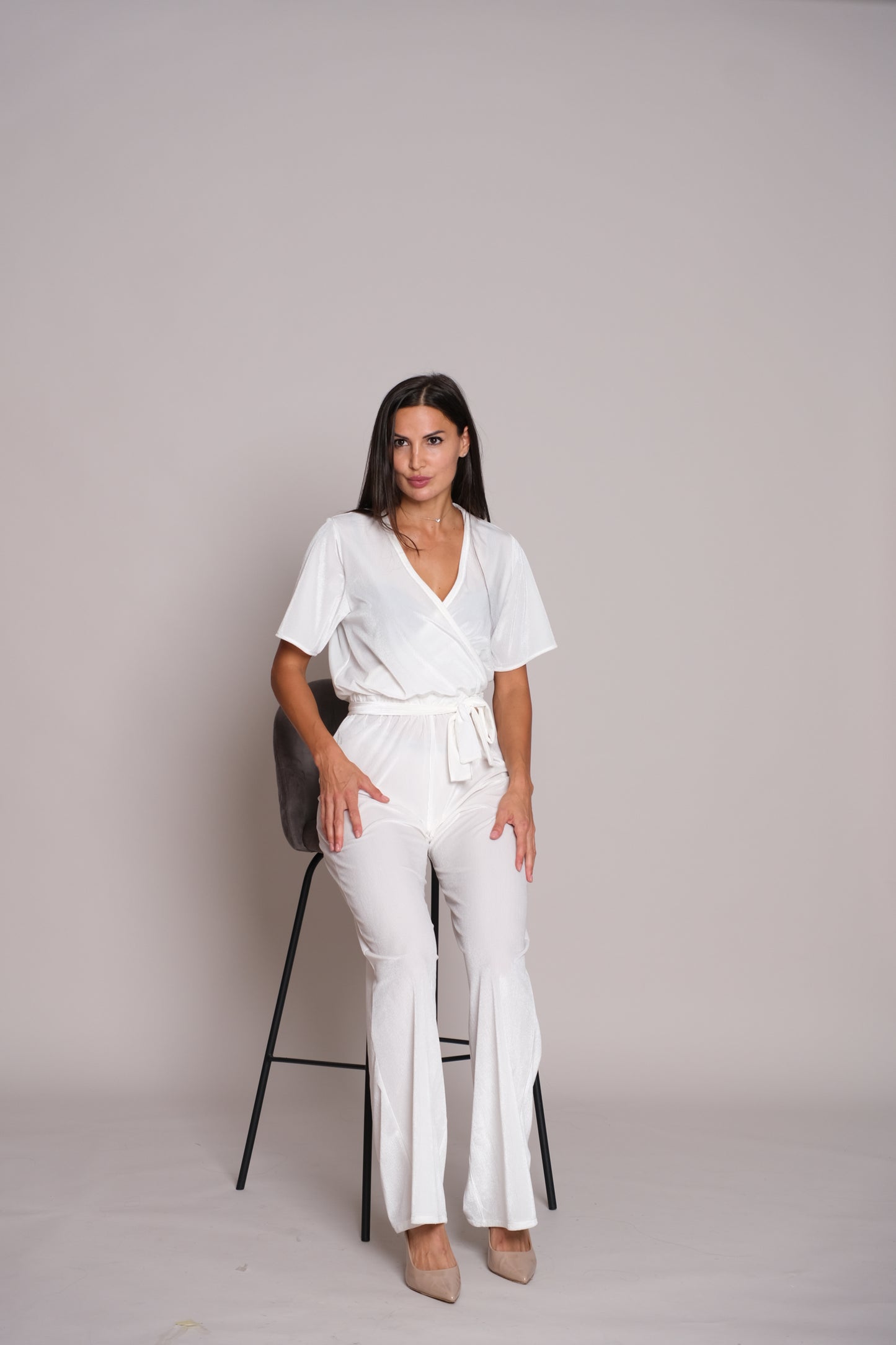 Velora Jumpsuit Pure White