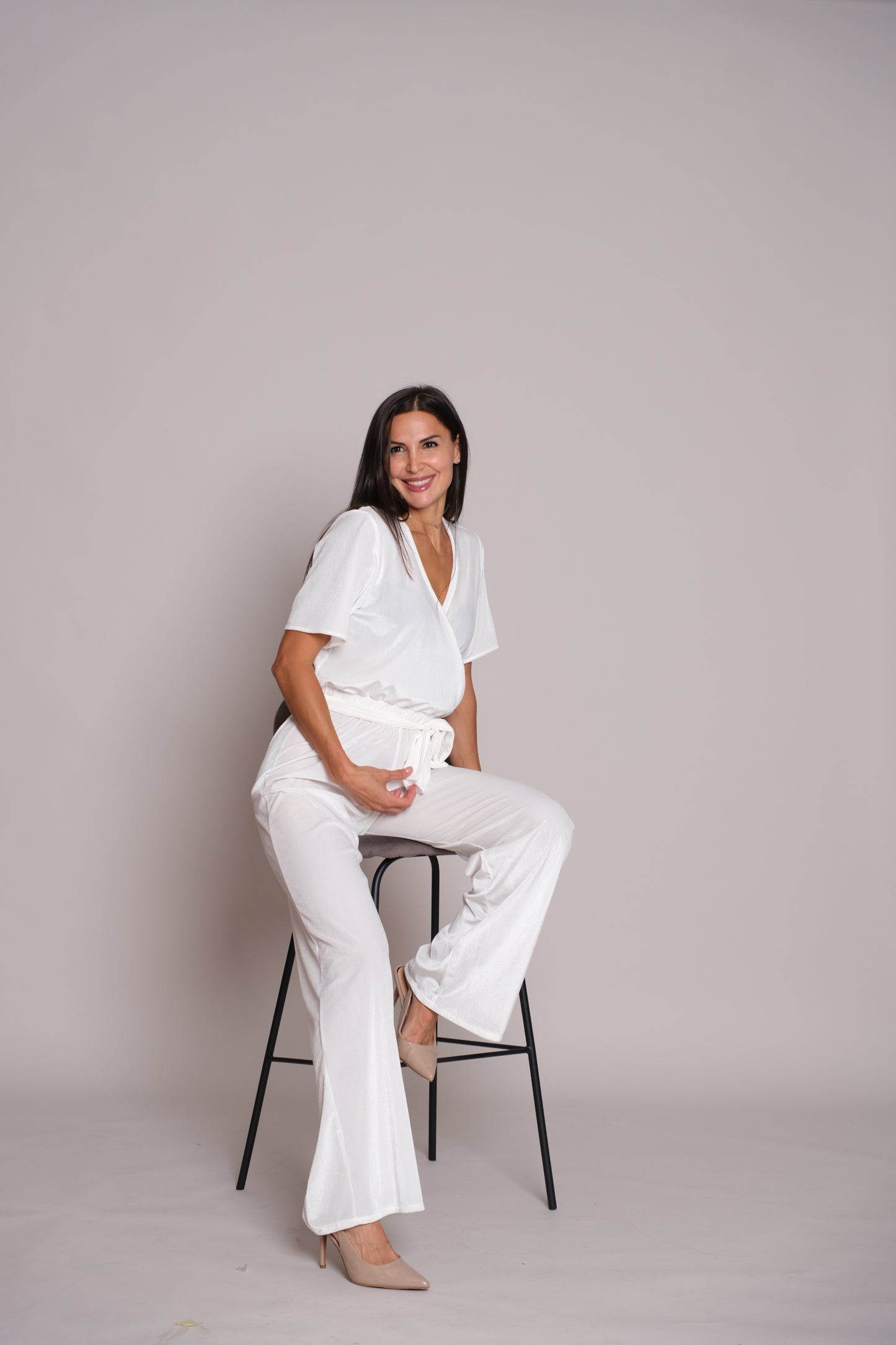 Velora Jumpsuit Pure White