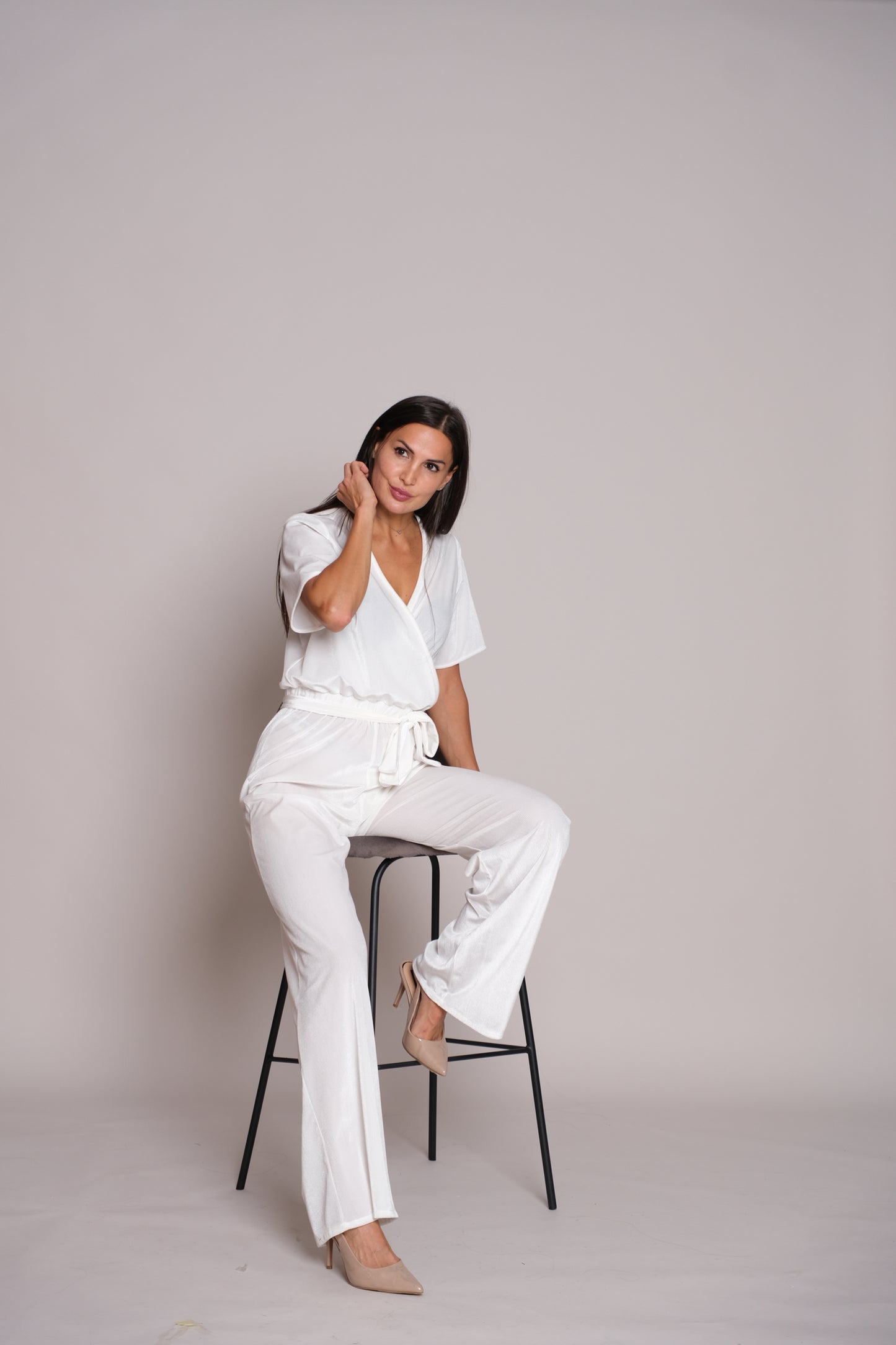 Velora Jumpsuit Pure White
