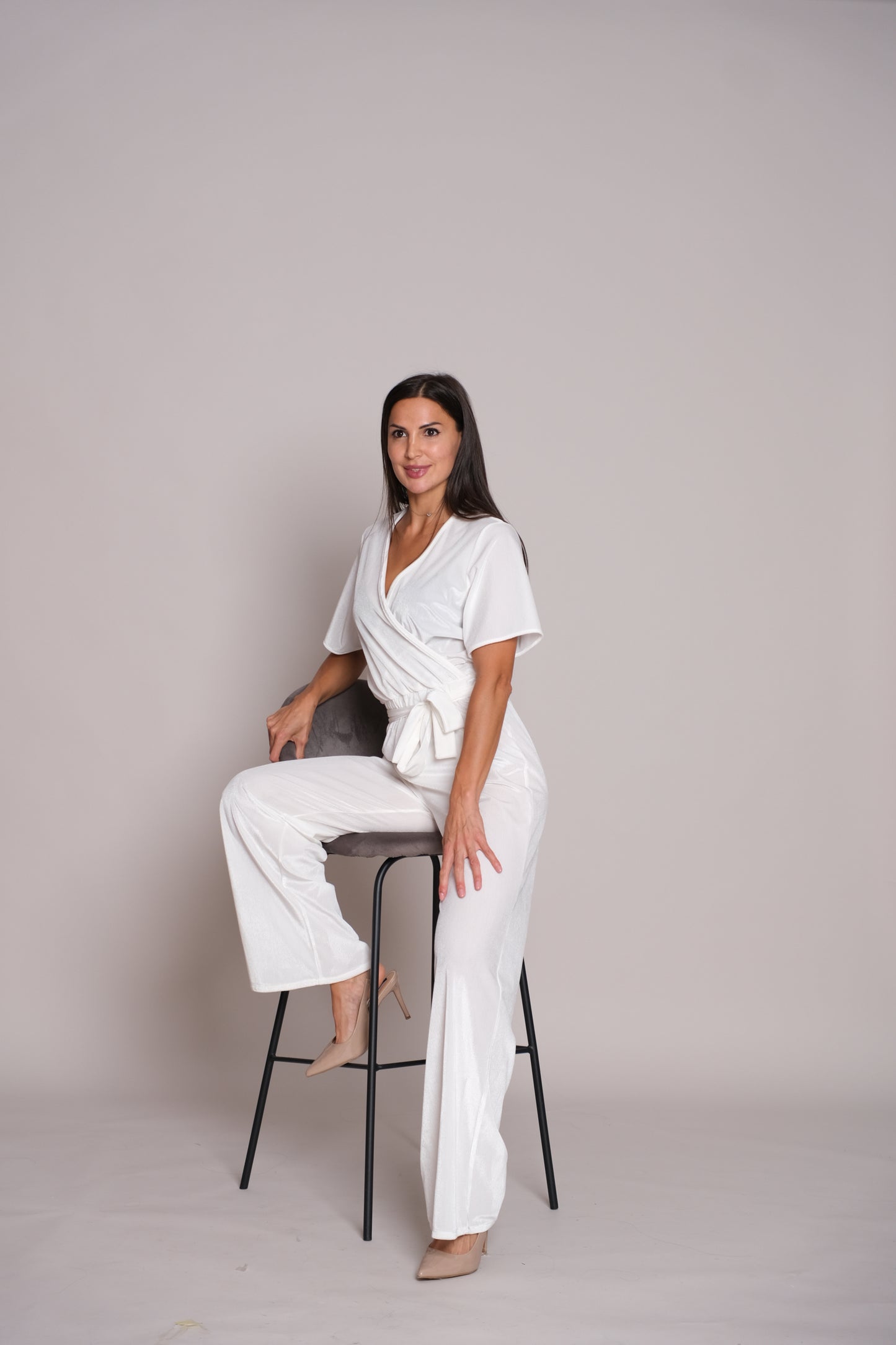 Velora Jumpsuit Pure White