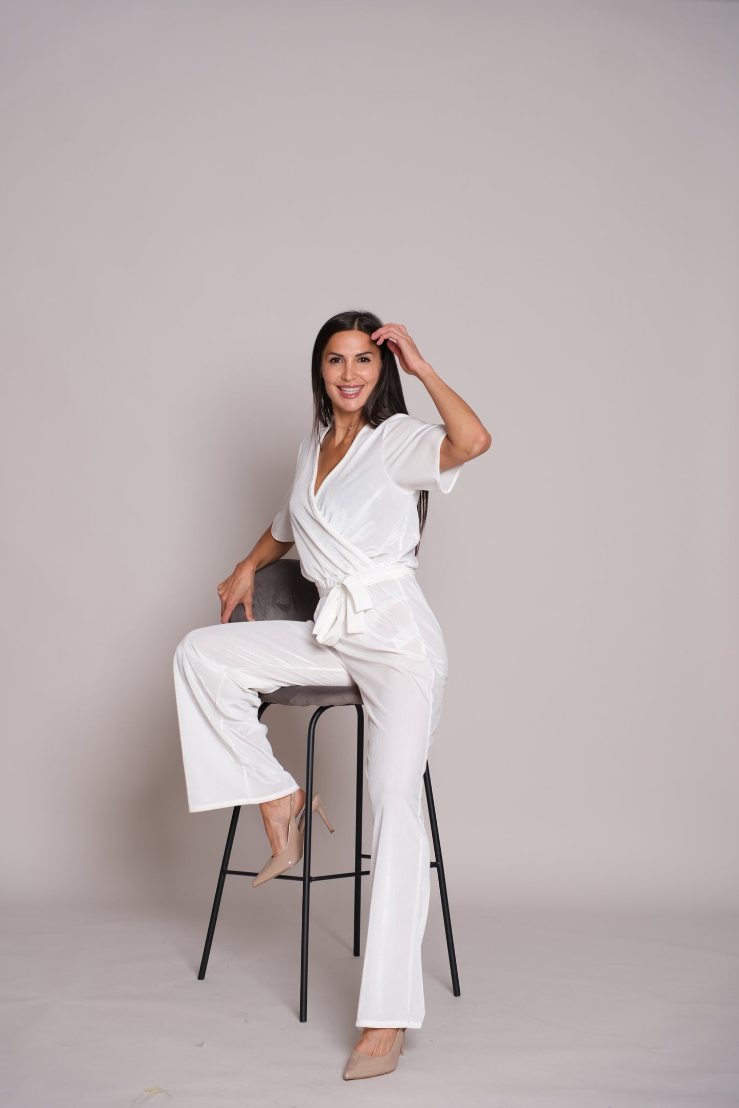 Velora Jumpsuit Pure White