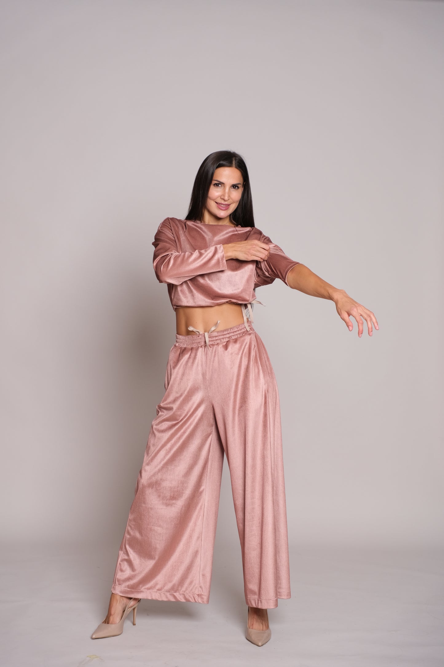 Velora Trousers Dusty Rose