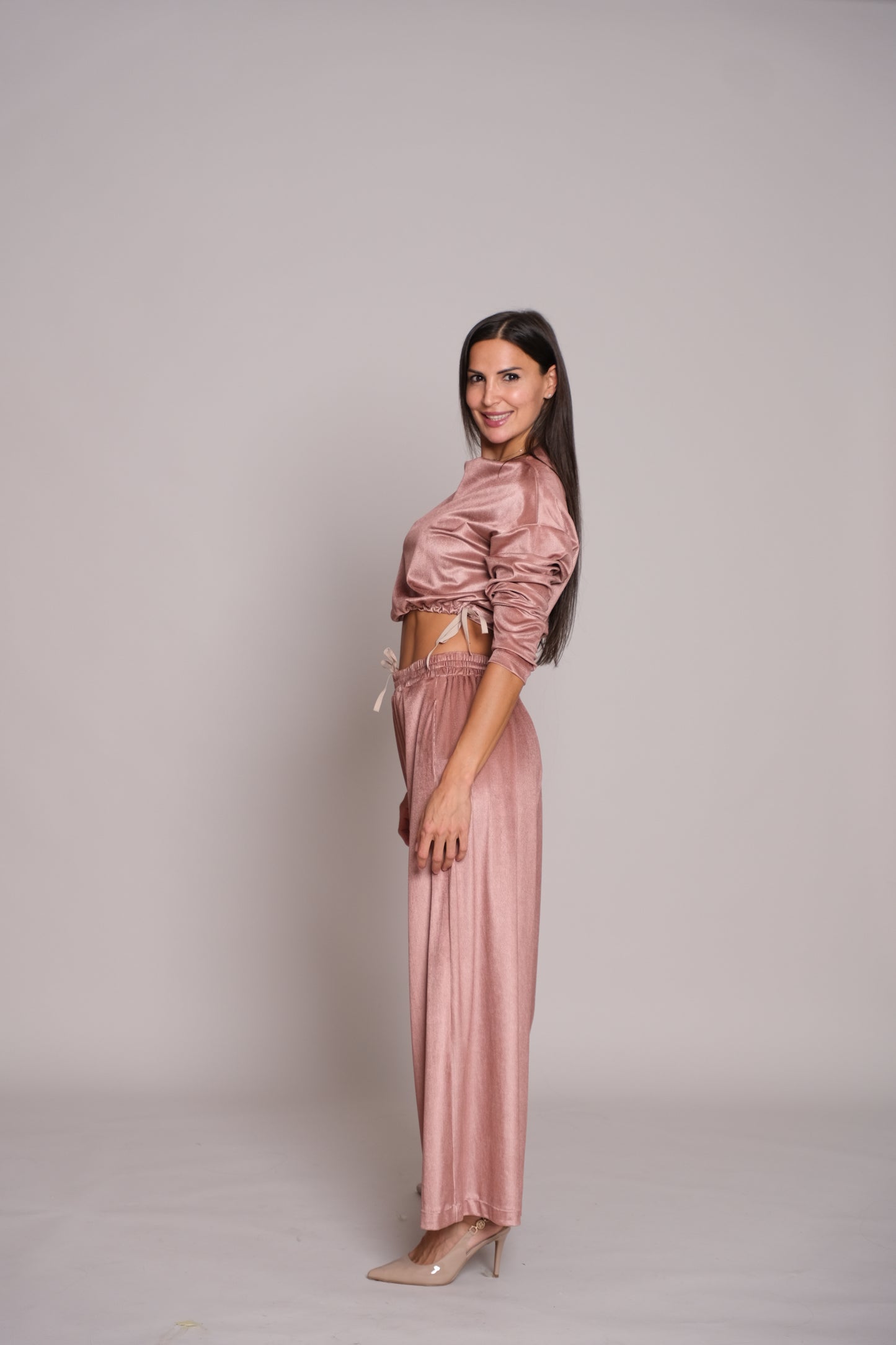Velora Trousers Dusty Rose
