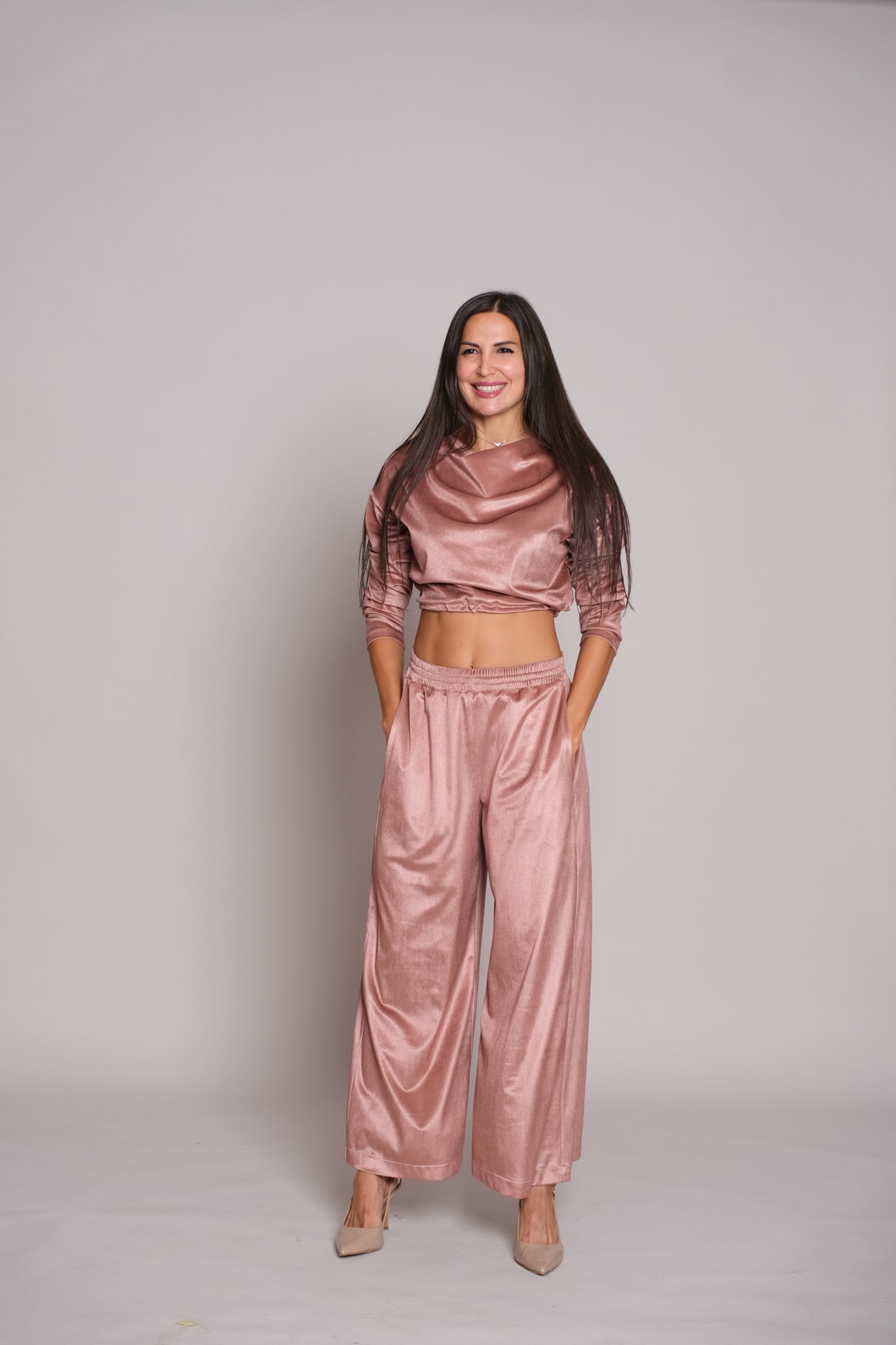 Velora Top Dusty Rose