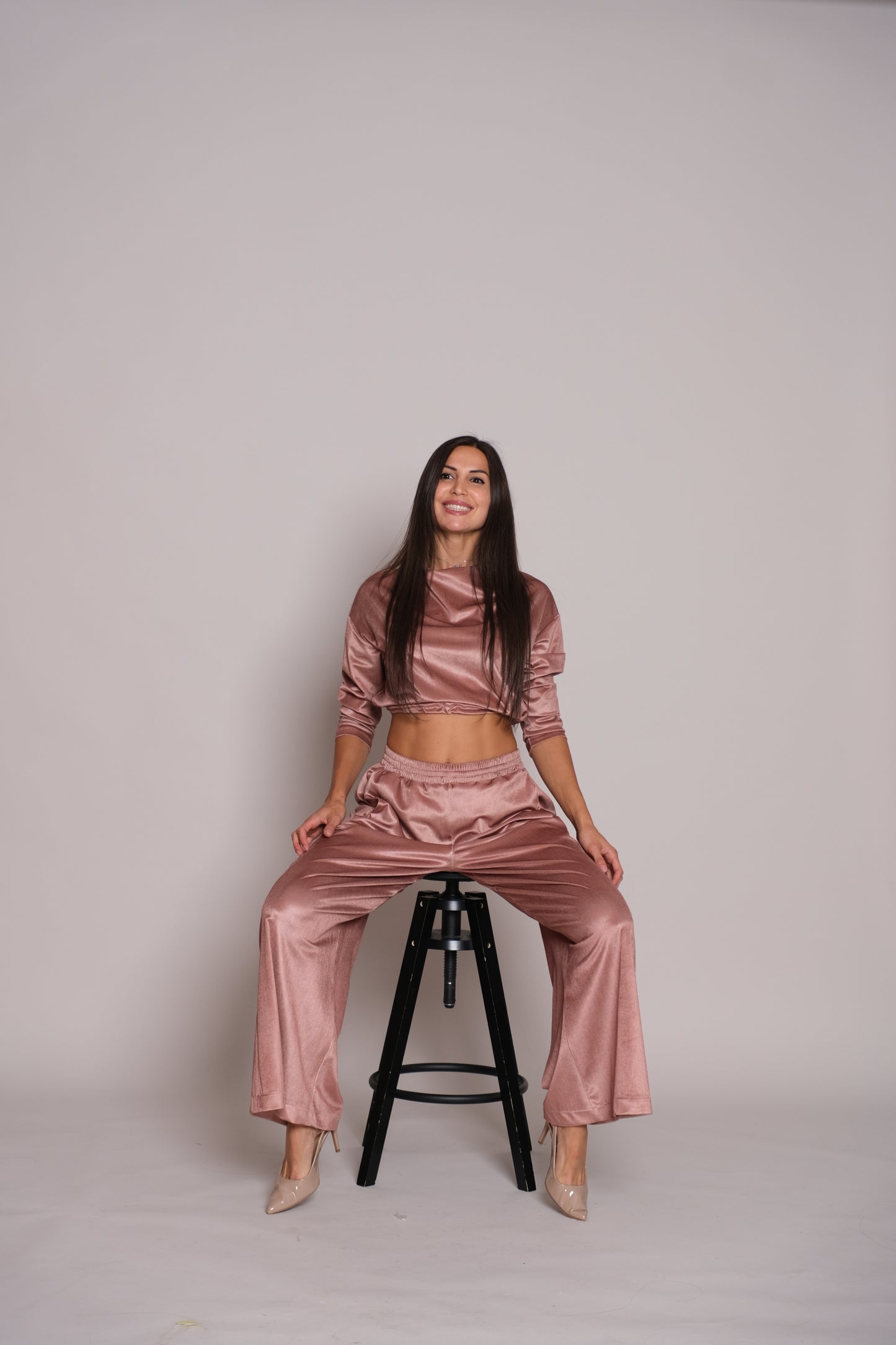 Velora Trousers Dusty Rose