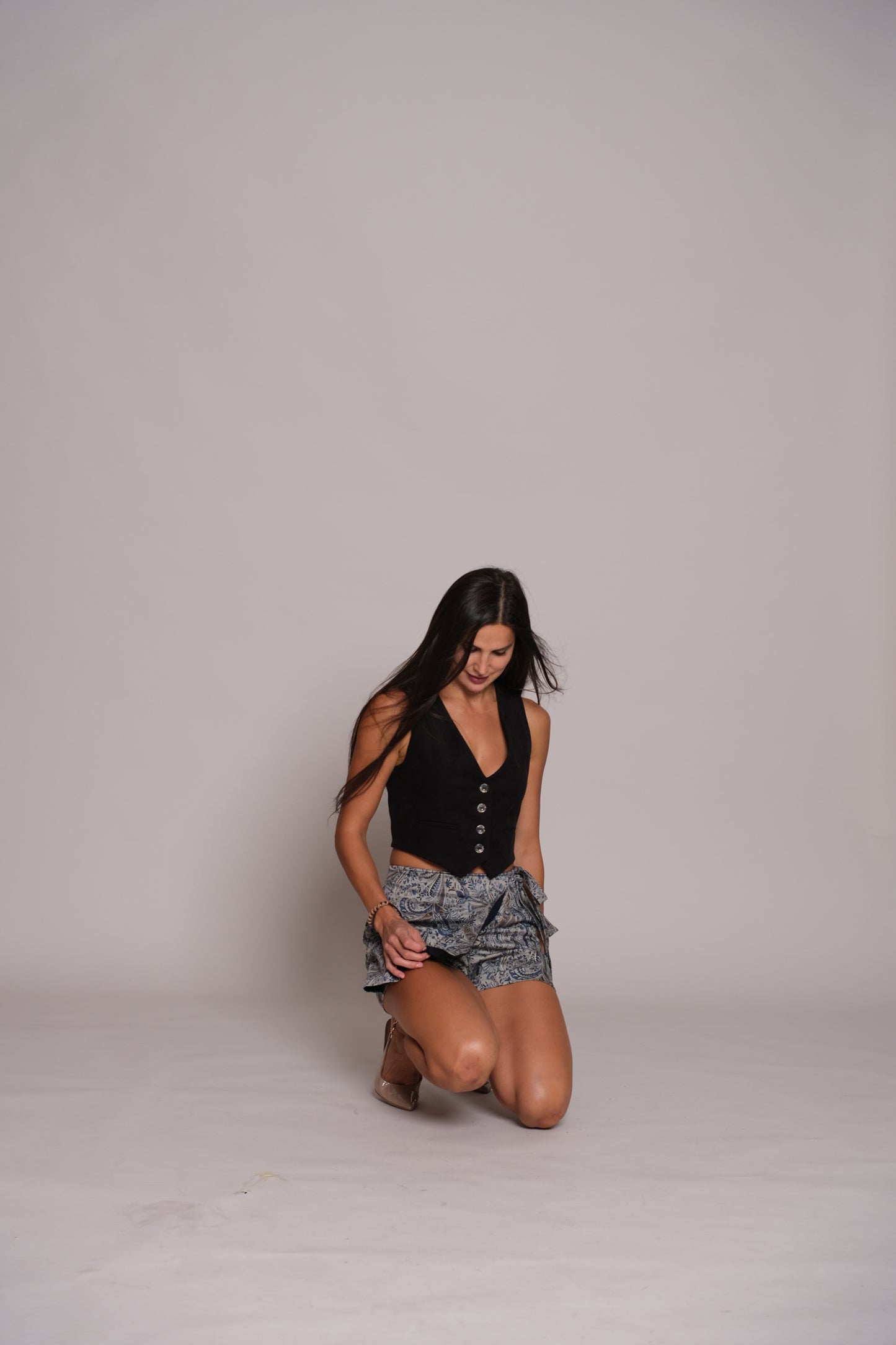 Flora Skort Blue