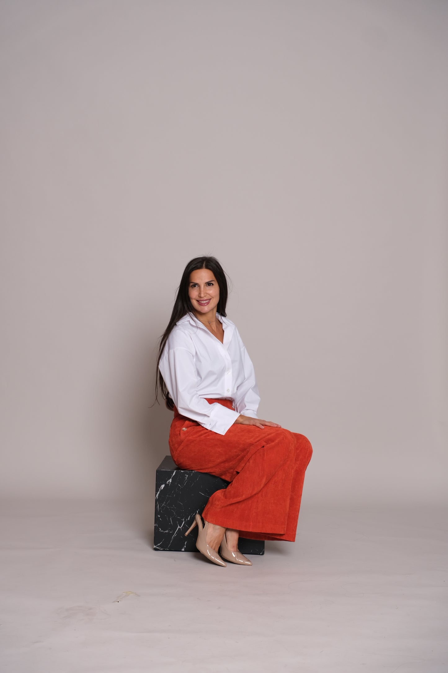 Skyline Trousers Velvet Red