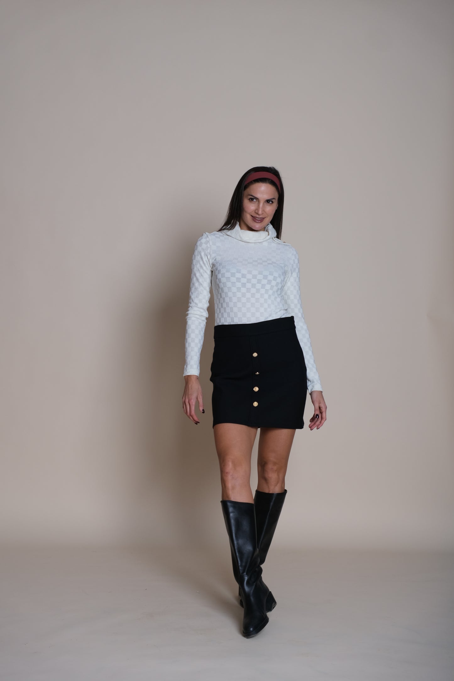 Noir Mini Skirt Black