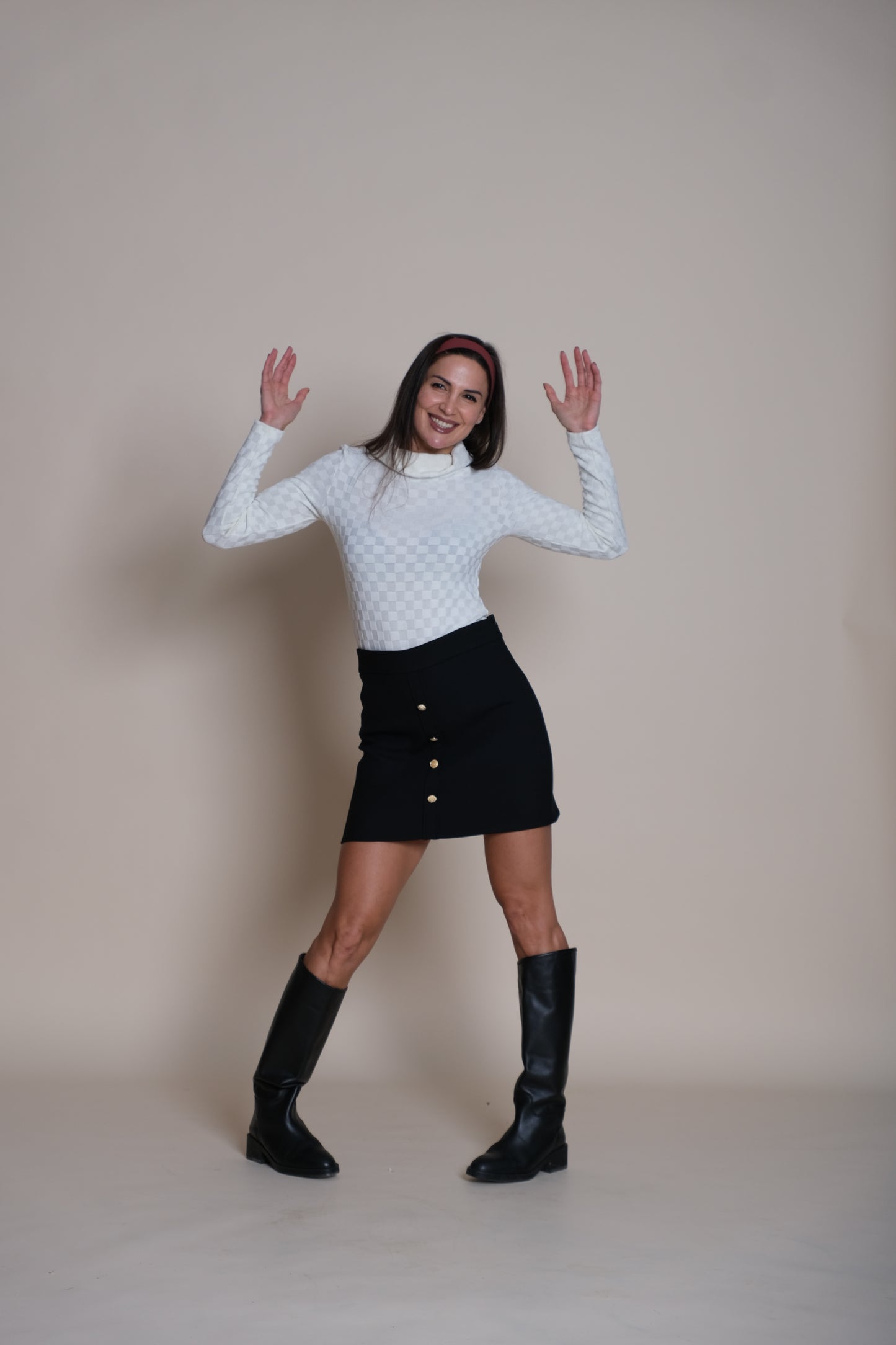 Noir Mini Skirt Black