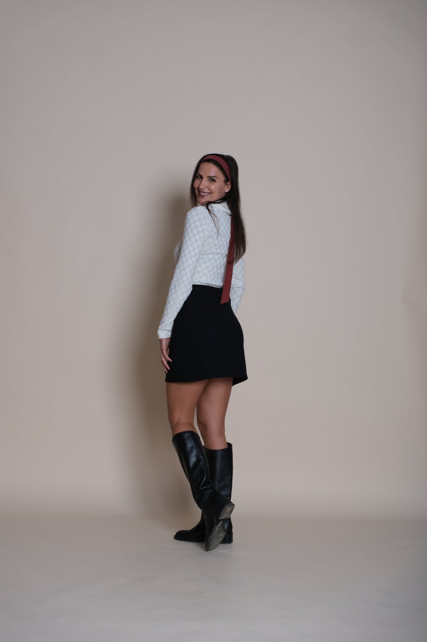 Noir Mini Skirt Black