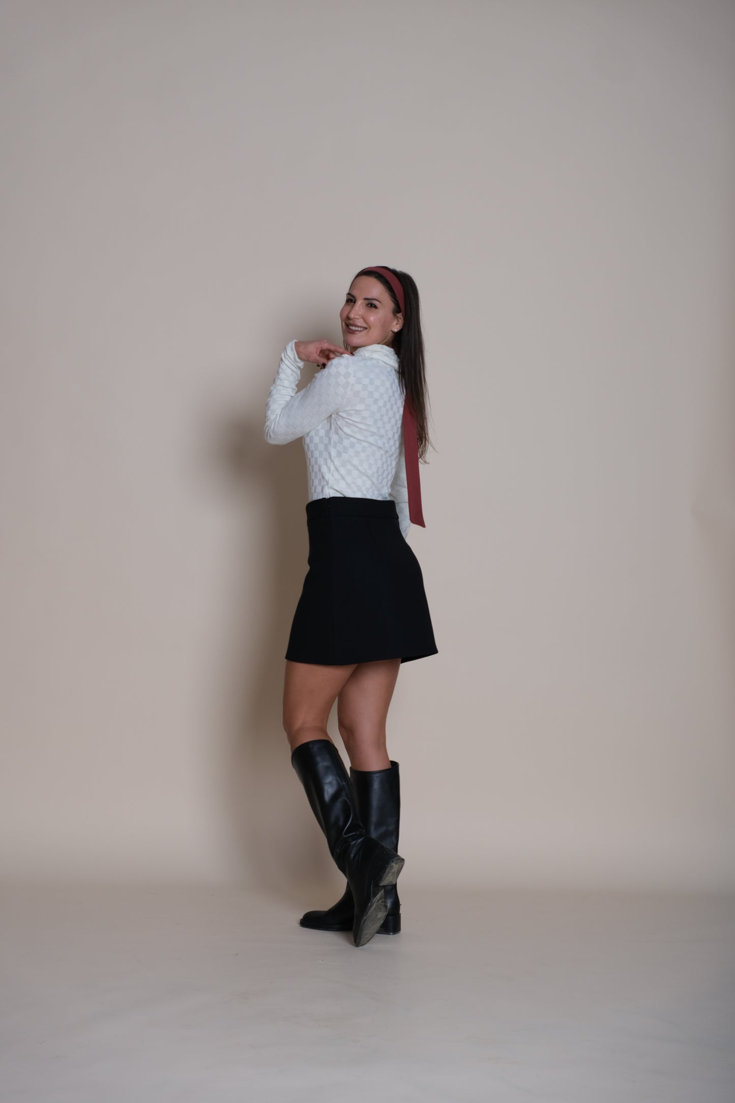 Noir Mini Skirt Black