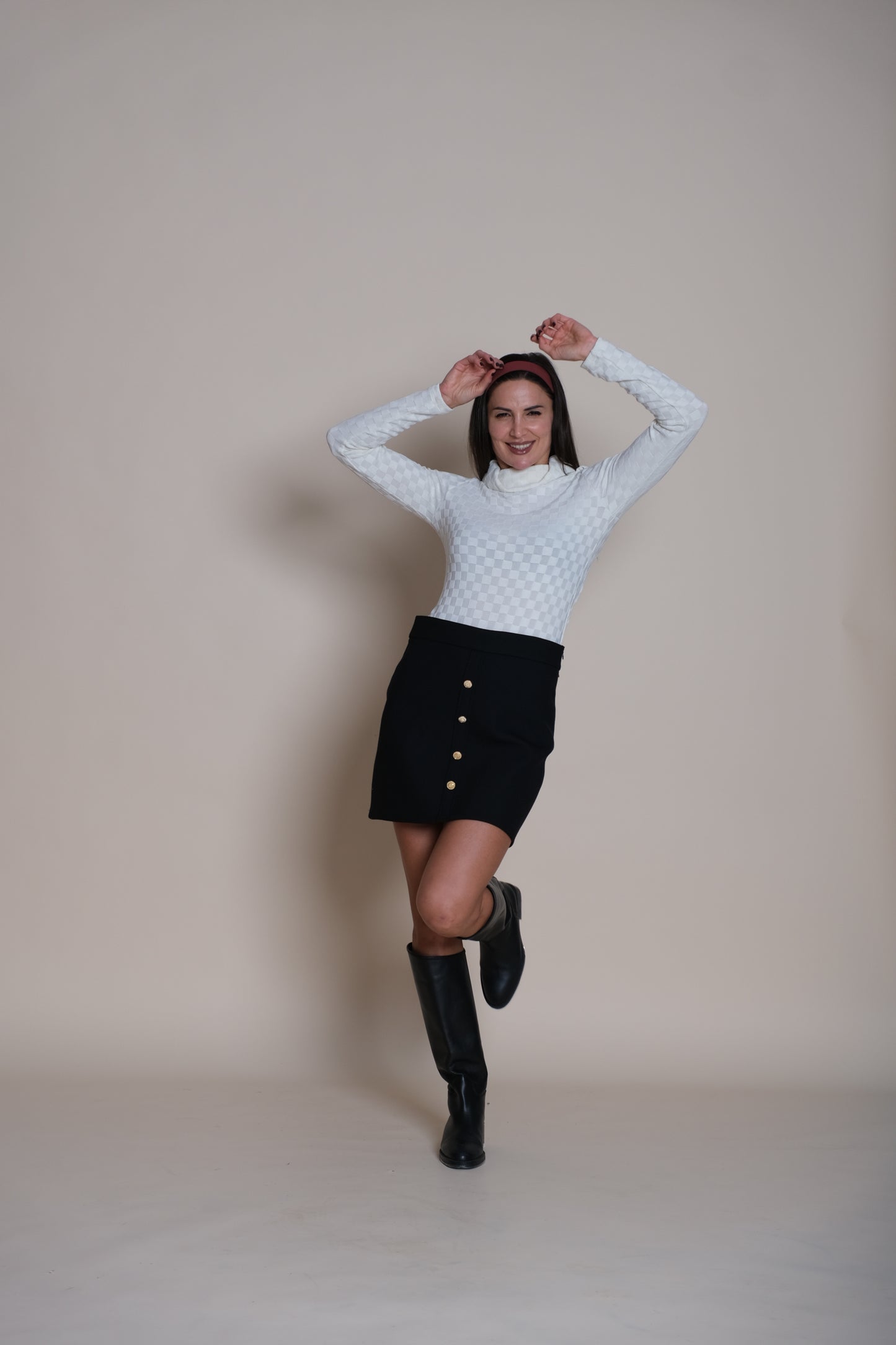 Noir Mini Skirt Black