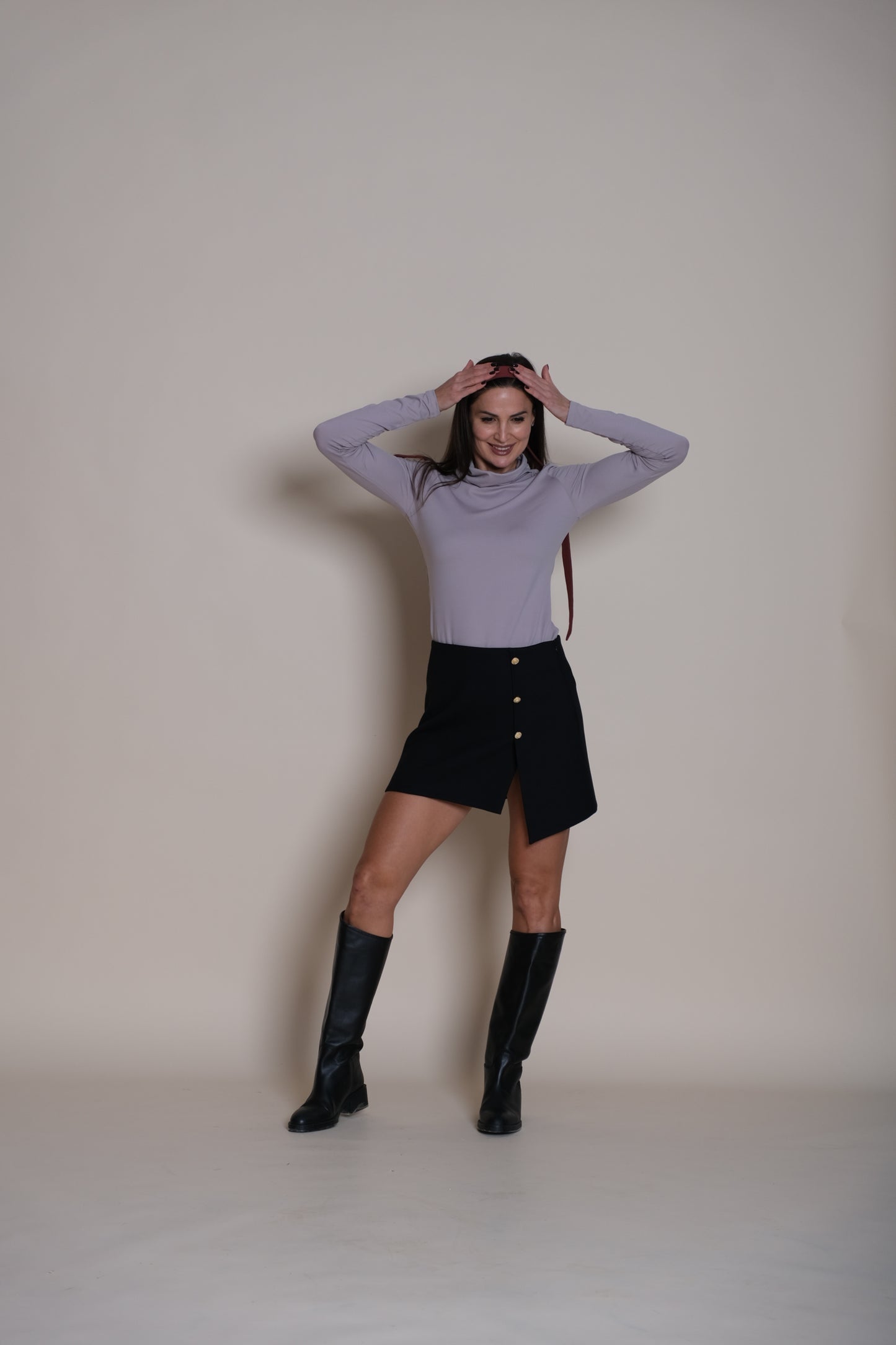 Décalé Mini Skirt Black