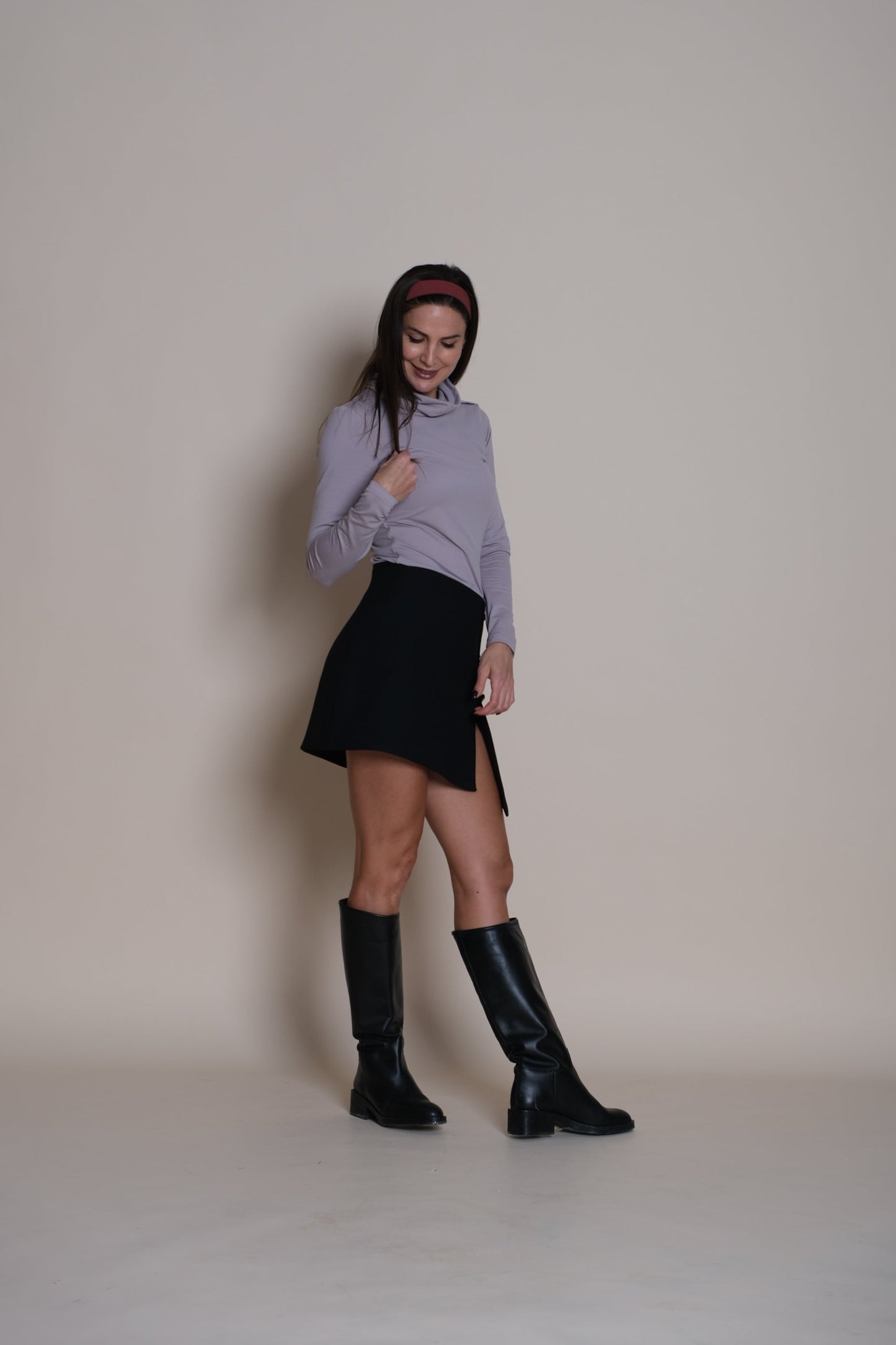 Décalé Mini Skirt Black