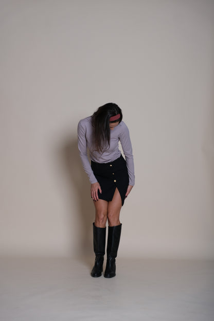 Décalé Mini Skirt Black