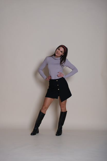 Décalé Mini Skirt Black