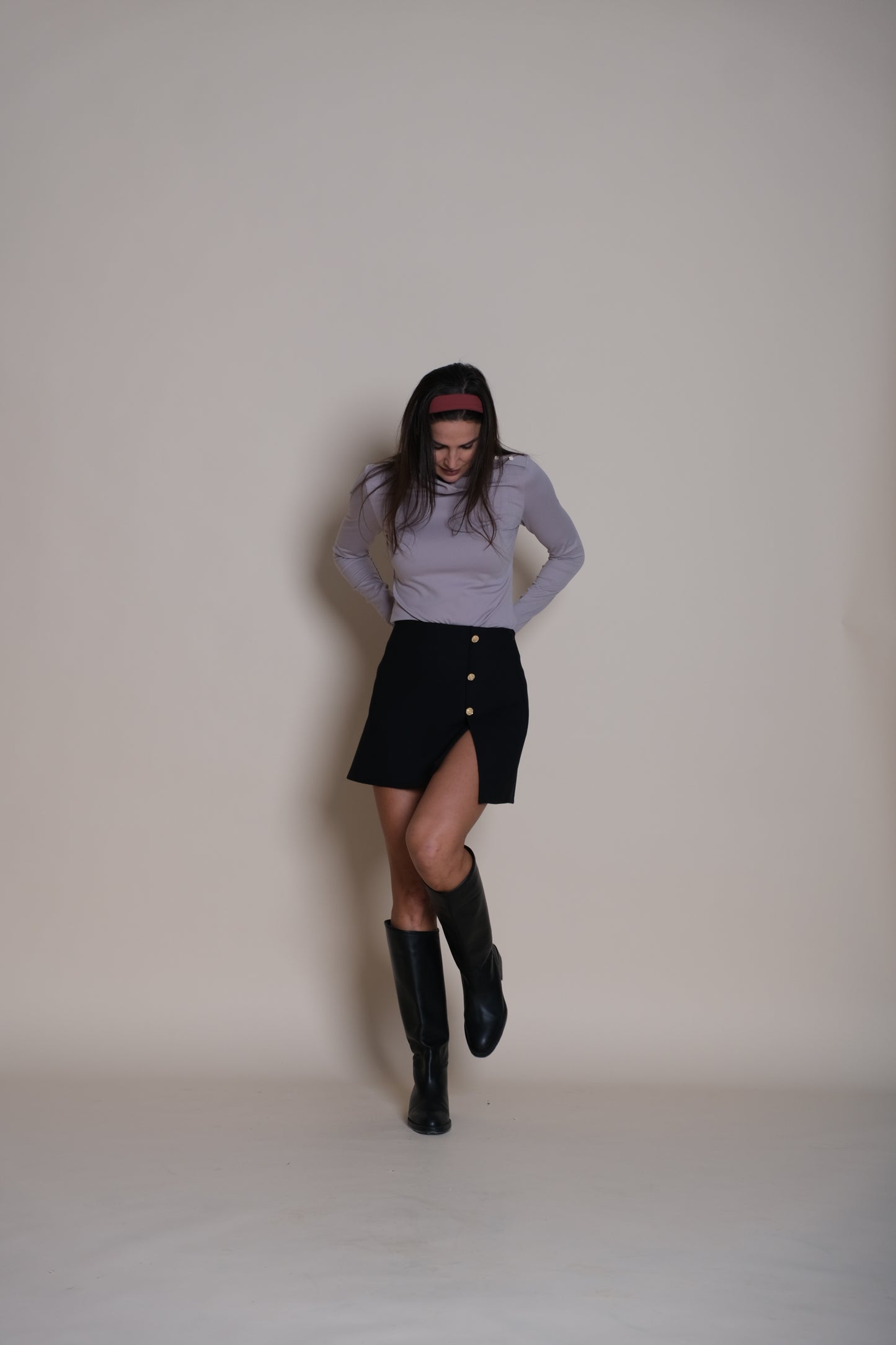 Décalé Mini Skirt Black