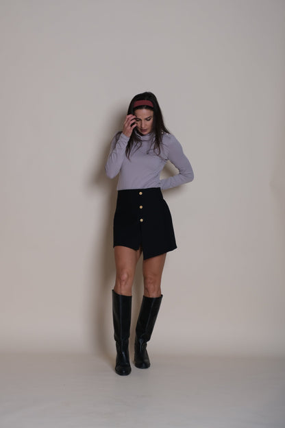 Décalé Mini Skirt Black