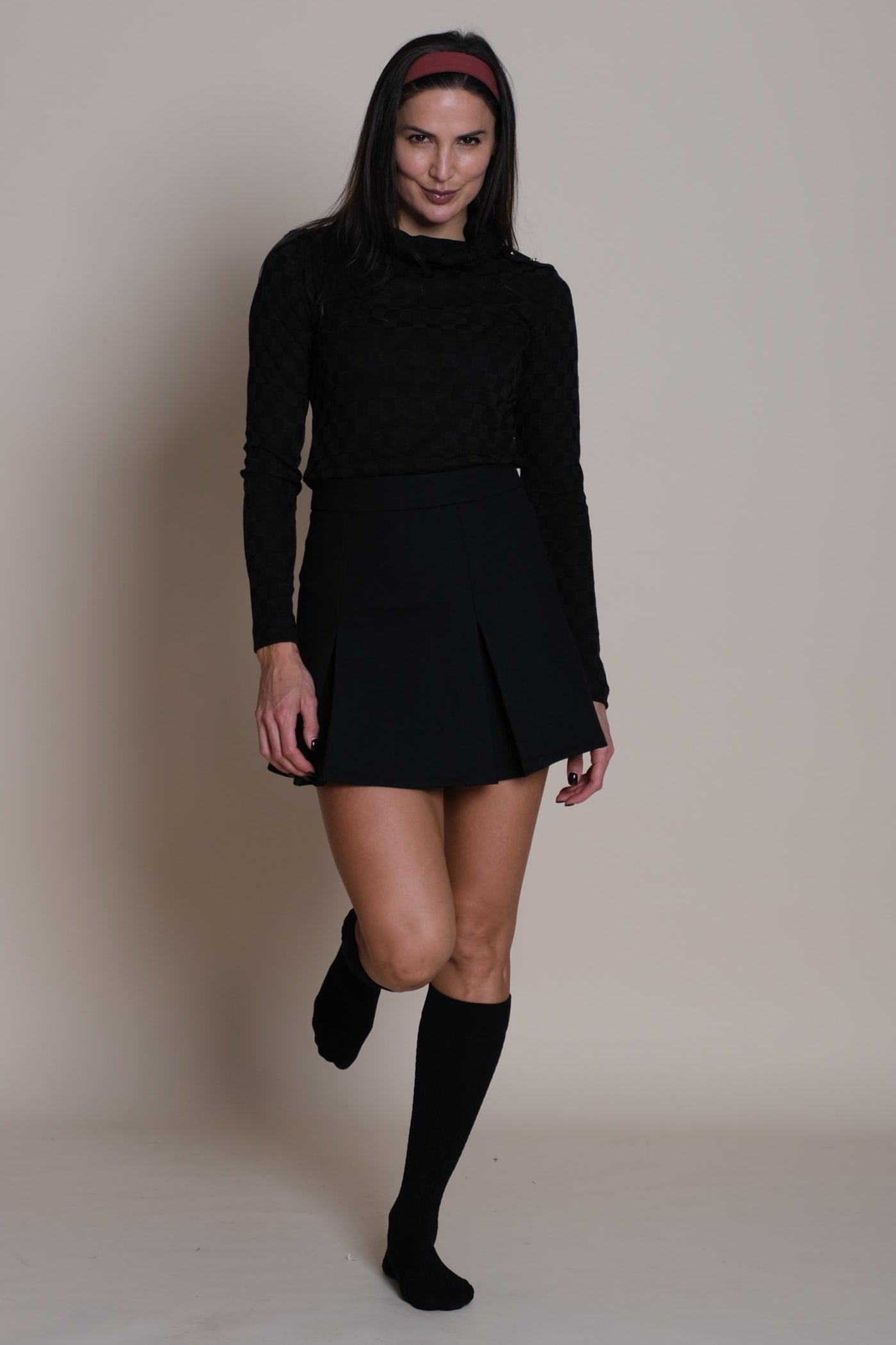 Geometrik Polo Black