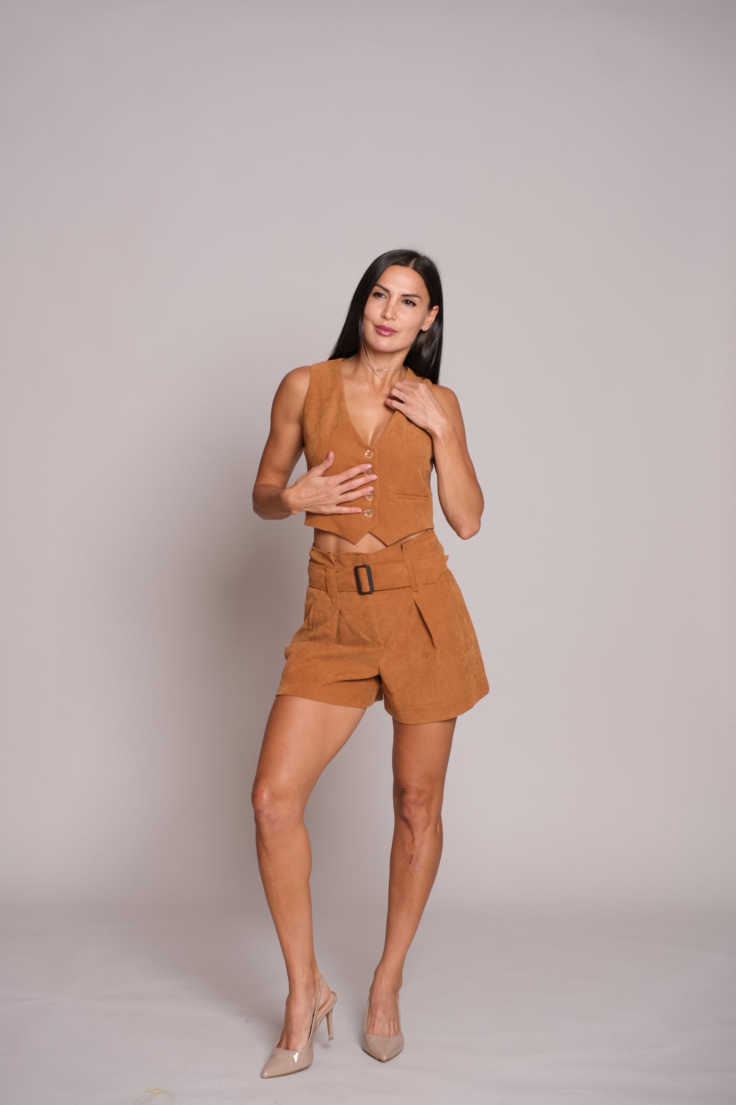 Breezy Tailored Mustard Vest