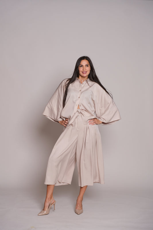 Kimono Shirt Beige