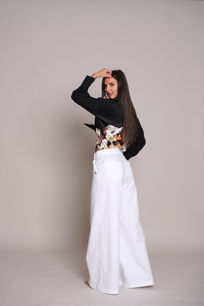 Skyline Trousers White