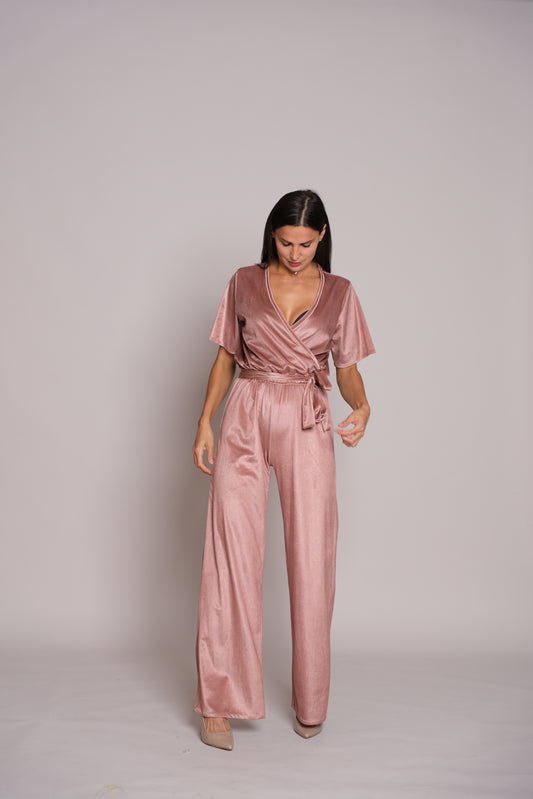 Velora Jumpsuit Dusty Rose