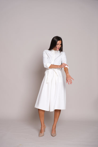 Aveline Dress White