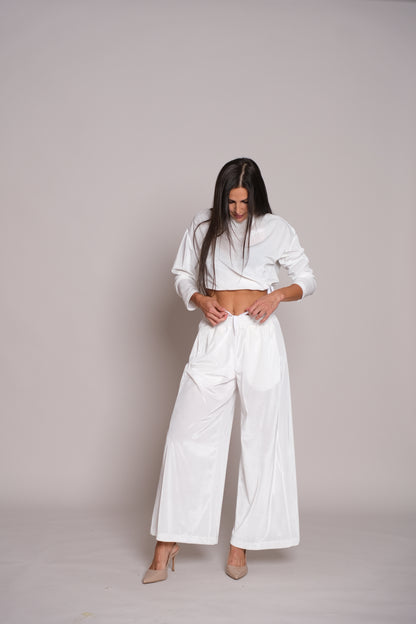Velora Trousers Pure White