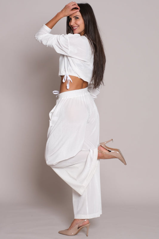 Velora Trousers Pure White