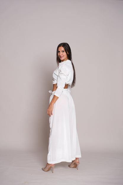 Velora Trousers Pure White