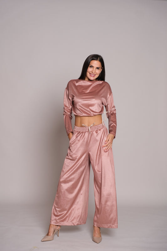 Velora Trousers Dusty Rose