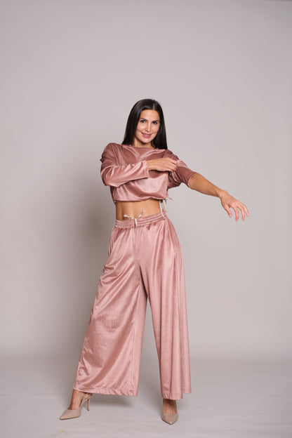 Velora Trousers Dusty Rose