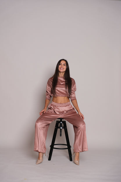 Velora Trousers Dusty Rose