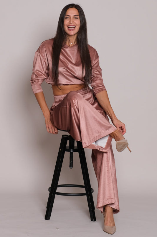 Velora Top Dusty Rose