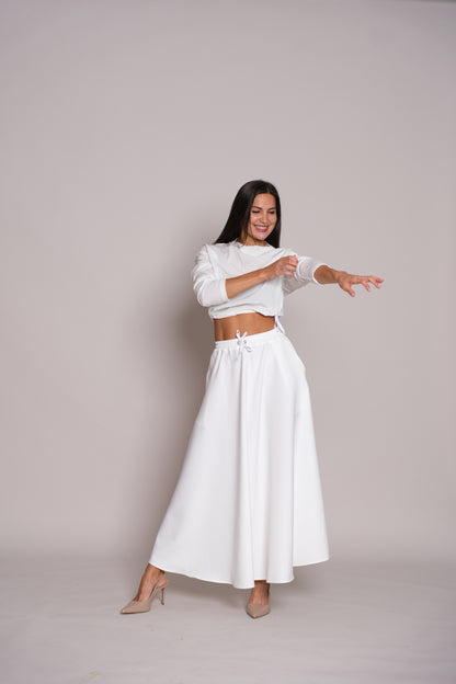 Auror Skirt White