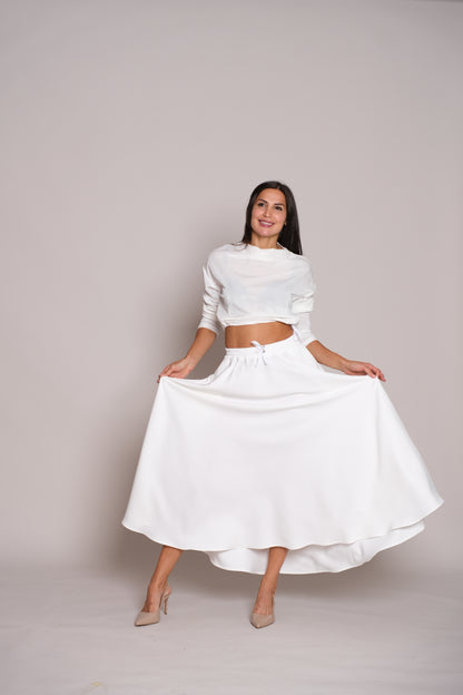 Auror Skirt White