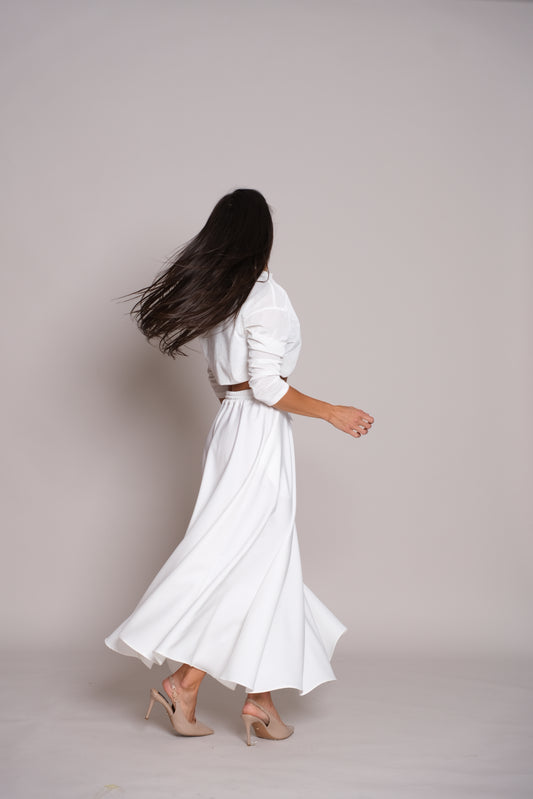 Auror Skirt White