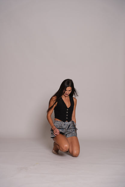 Flora Skort Blue